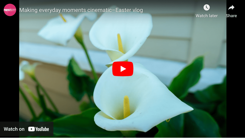 MAKING EVERYDAY MOMENTS CINEMATIC—NEW YOUTUBE&nbsp;VIDEO